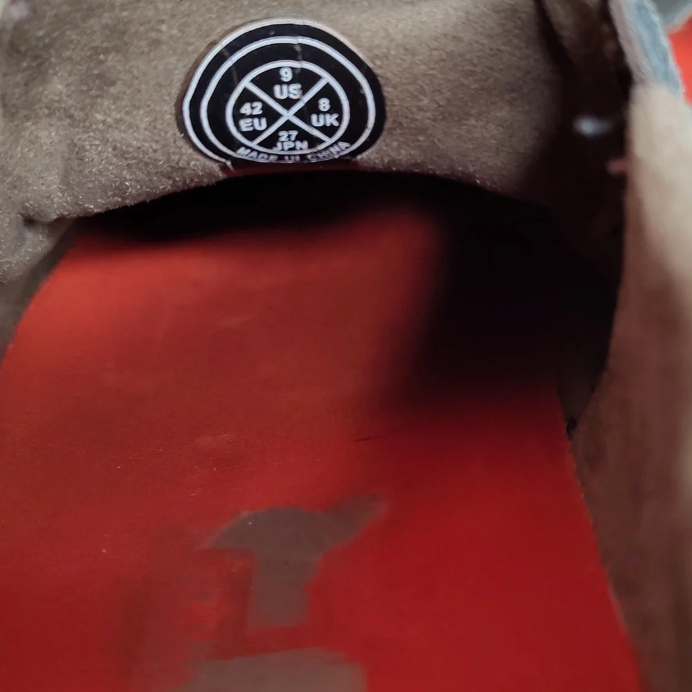 Simms Loafer Shoes Men's‎ Size 9 Gray Suede West Shore Moc Toe Casual Slip Ons - Picture 5 of 7